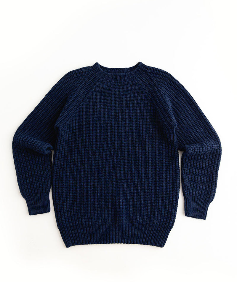 mens navy blue fisherman rib jumper sweater soft lambs wool geelong