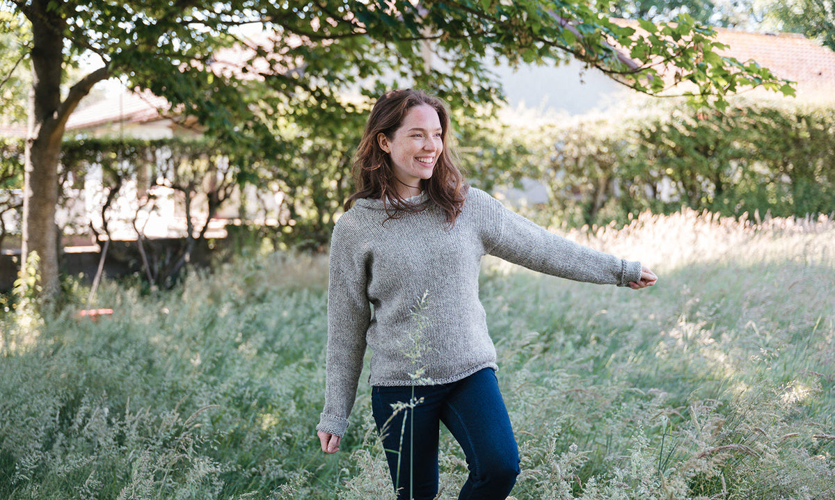Womens Undyed Natural Wool Sweaters