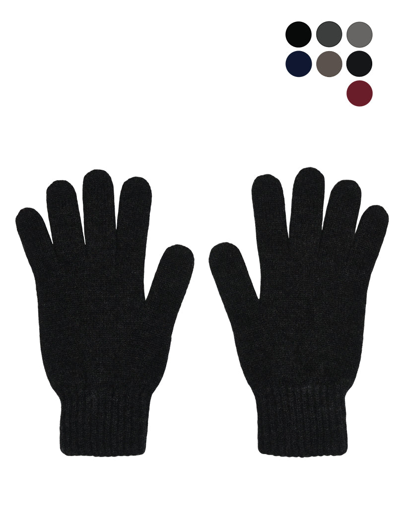Mens Scottish Cashmere classic glove. A range of colours available.