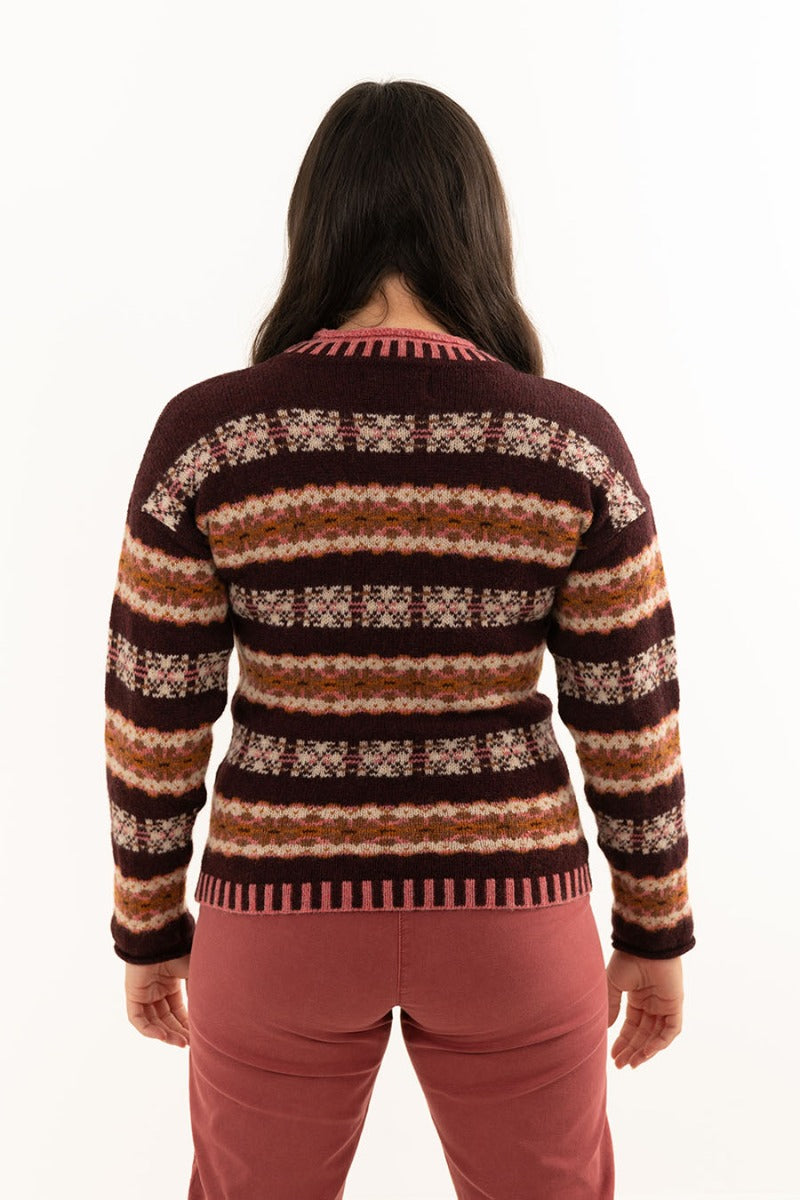 Pull Barbour Homme Case Fair Isle Crew Willow Green Pull Barbour Homme Case Fair Isle Crew Willow Green