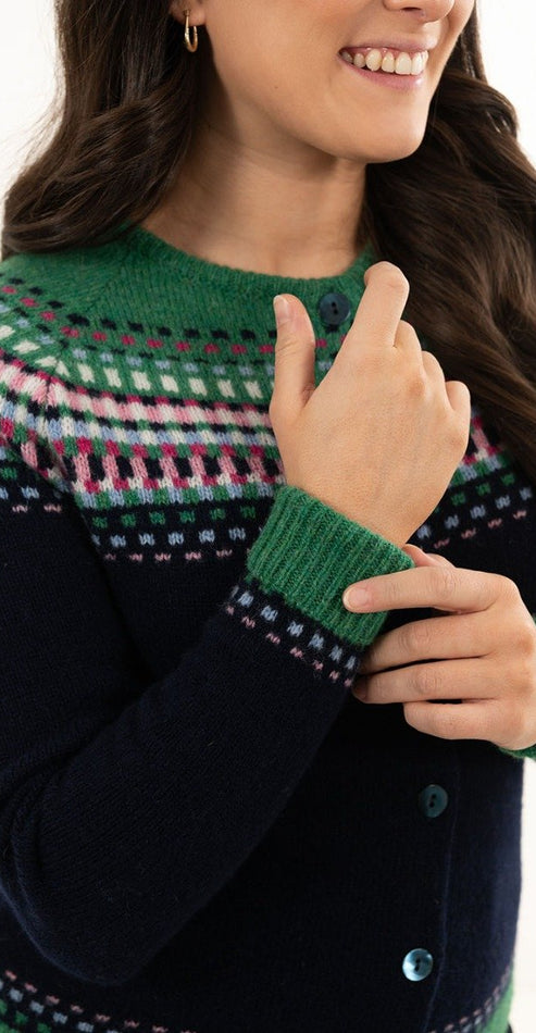 Ofelia Fri basic cardigan navy main image 0