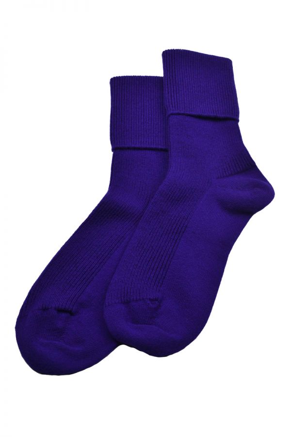 Royal Purple cashmere socks womens ladies