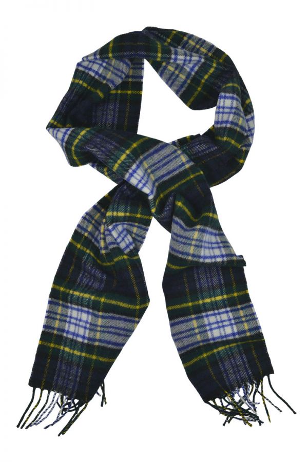 Scottish Lambswool Tartan Scarf. Dress Gordon