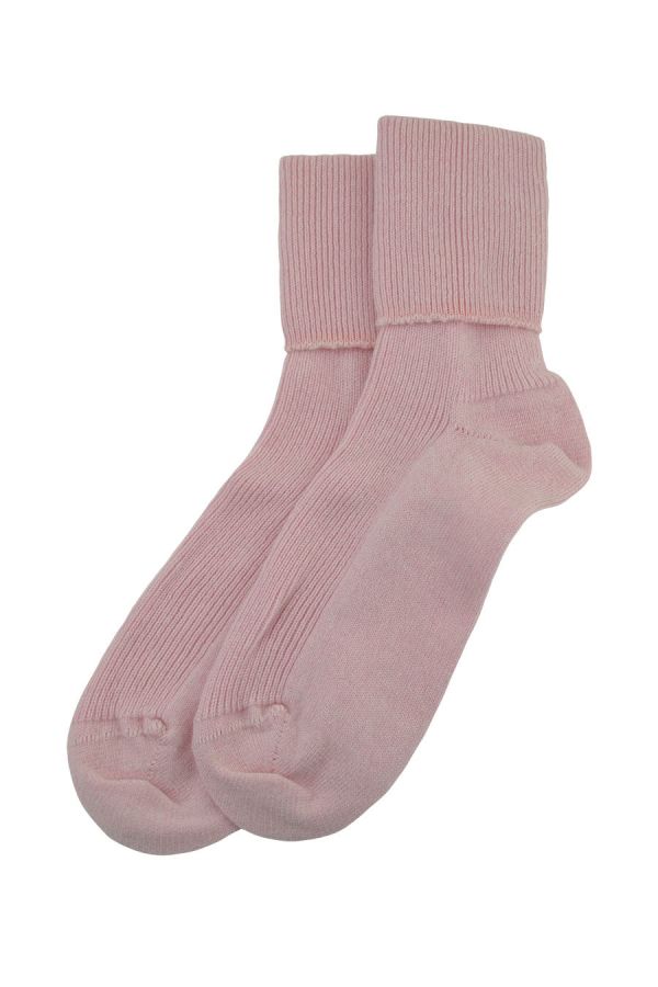 pale pink cashmere socks womens ladies