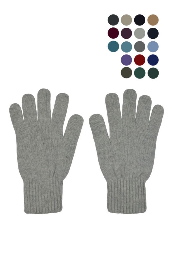 womens lambs wool gloves. Scottish 100% lambswool. 18 colours 2023