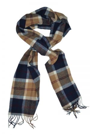 Pur luxe cashmere scottish tartan Clan scarf Buchanan Automne