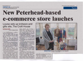 We're in the news! - the Buchan Observer 30/10/12