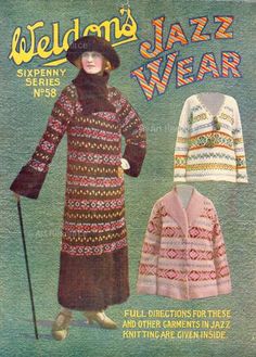 Fair isle knitting in the 1920s