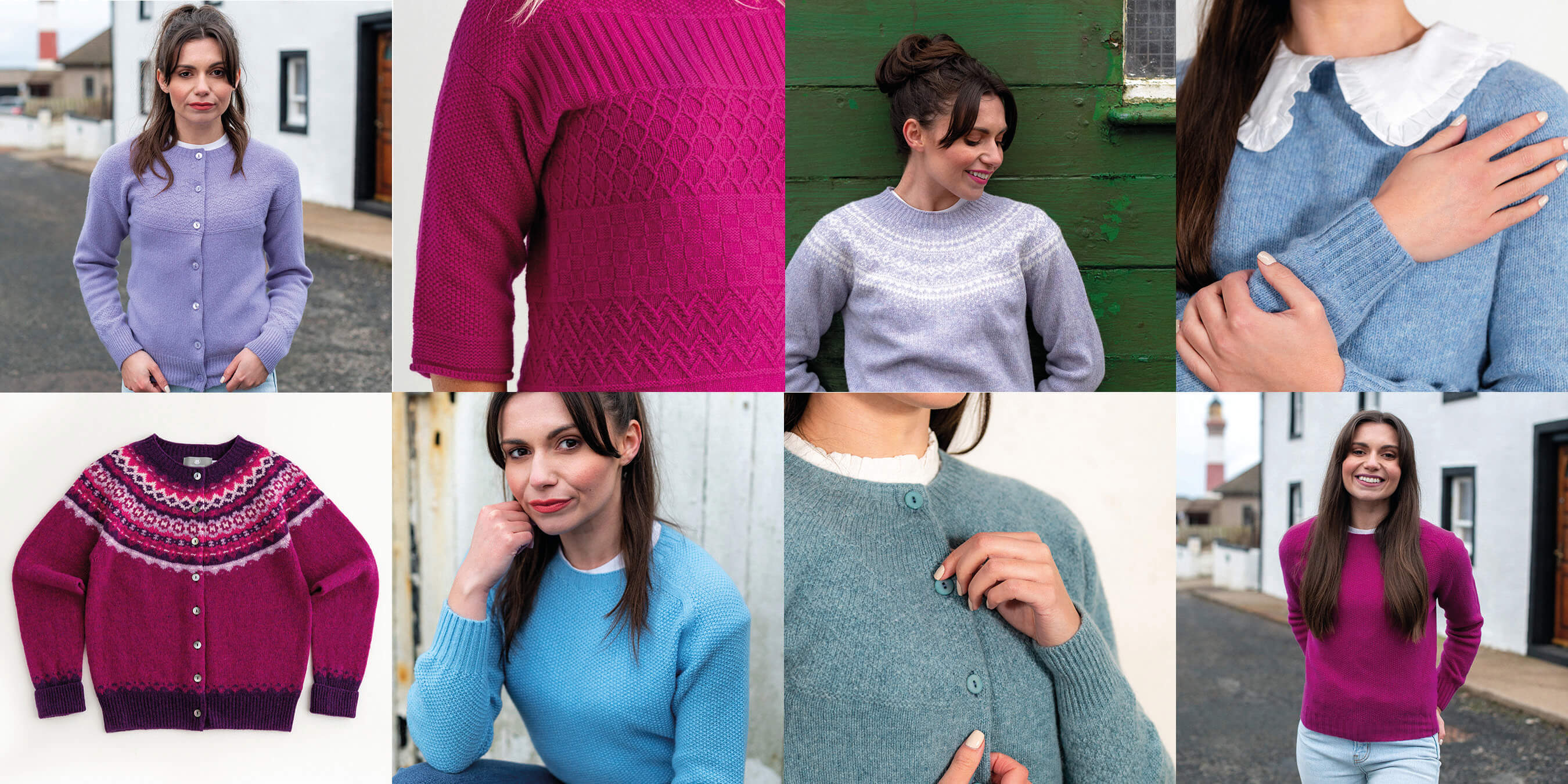 Womens sustainable knitwear - joyful colours for Spring
